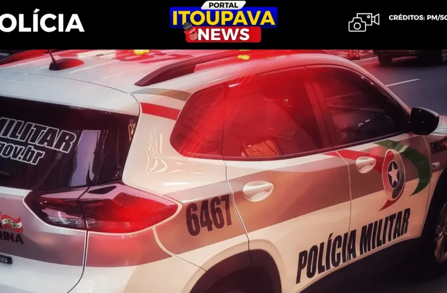 Homem com mandado de prisão ativo é preso ao descumprir medida protetiva na Itoupava Central