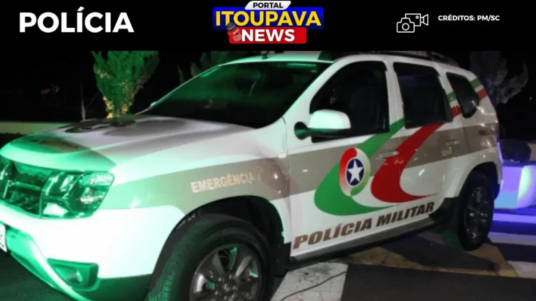 Homem é preso por suspeita de agressão em caso de violência doméstica na Itoupava Central