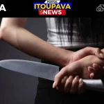 Vítima de 24 anos apresentava ferimentos na mão e nas costas e foi conduzida ao hospital pelo SAMU.