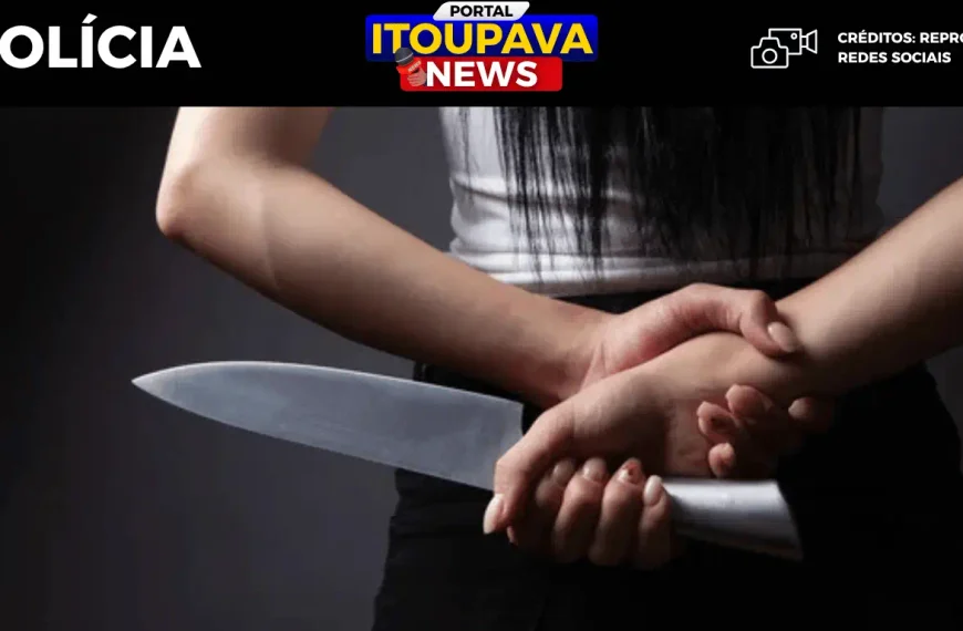 Vítima de 24 anos apresentava ferimentos na mão e nas costas e foi conduzida ao hospital pelo SAMU.